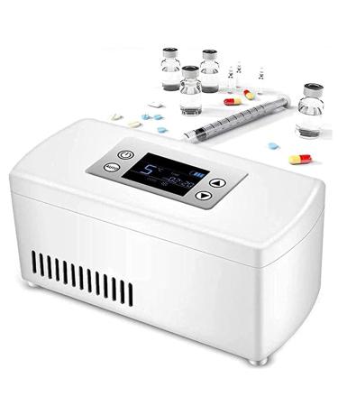 Insulin Cooler Refrigerated Box Portable Insulin Cooler Outdoor Insulin Refrigerated Box Travel Case Box for Diabetes Drugs and Growth Hormone Temperature Controllable