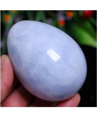 Buy JUKUCKV Natural Blue Crystal Egg - Spiritual Support & Reiki Stone | International Shipping - Buy Online on GoSupps.com
