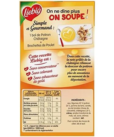  Epicerie sal e LIEBIG - Pumpkin and Chestnut Delight Carton 1L - (Pack of 4) - Buy Online on GoSupps.com