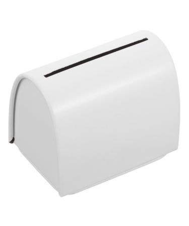 Fomiye's disposal case for razor storage of razor planes Razor-disc iron container Blade-recycling can case for blade fall storage forge iron knife holder white