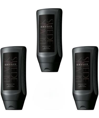 Avon Black Suede Men's Hair & Body Wash | Warm Woods Leather Accord Fresh Greens | Cruelty Free (3) - Buy Online on GoSupps.com