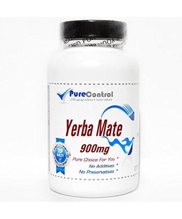Yerba Mate 900mg // 90 Capsules // Pure // by PureControl Supplements