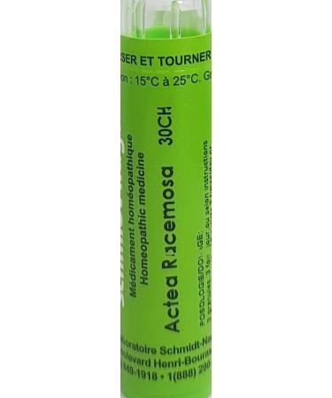 Actea Racemosa (Cimicifuga Racemosa) 30CH Homeopathy Medicine Schmidt-Nagel Canada (Homeodel) 90 pellets/granules