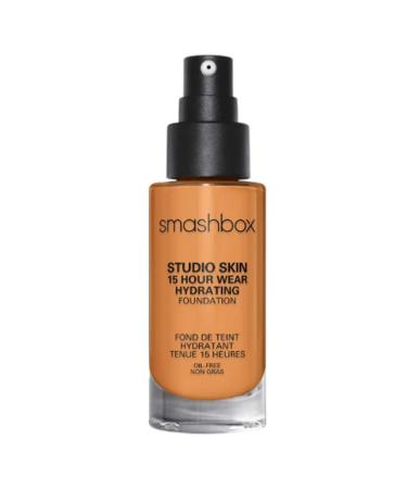 Smashbox Studio Skin 24 Hour Wear Hydrating Foundation 3.2 Medium Dark with Neutral Undertone 1 fl oz (30 ml)