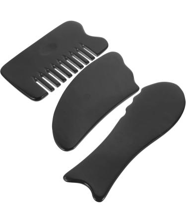 Buy Minkissy Horn-Shabbret - 6 Piece Myofascial Stencil & Muscle Massager Tool for Facial & Body Massage | Portable Muscle Scraper - Buy Online on GoSupps.com