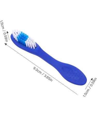 Buy Gatuida 10-Pack Portable Prison Toothbrushes Compact Travel Toothbrush with Thumbsprint Design - Buy Online on GoSupps.com