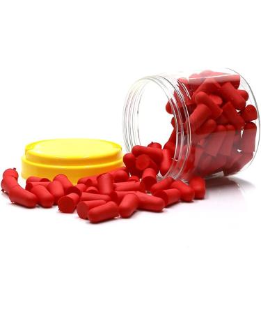 Soft Foam Earplugs 50 Pairs Ear Plugs Noise Reduction Earplugs Protector for Sleeping Snoring Heavy Noise Traveling Concerts Construction Studying(red) - Buy Online on GoSupps.com