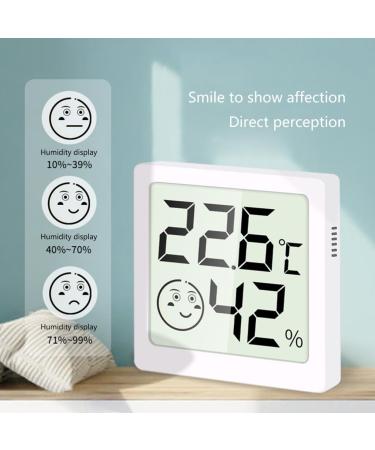 MOMOJIA Digital Thermometer & Hygrometer - Indoor Room Temperature & Humidity Monitor with Magnet - Green | International Shipping Available - Buy Online on GoSupps.com