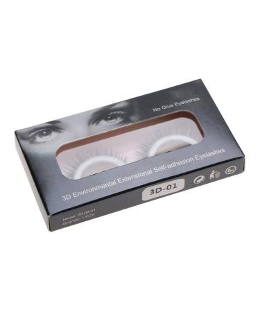 3D Self Adhesive False Eyelashes - Reusable Soft & Comfortable Makeup Extensions - Buy Online on GoSupps.com