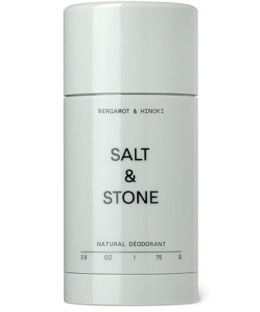 SALT & STONE Natural Deodorant - Bergamot & Hinoki - 2.6 Oz.