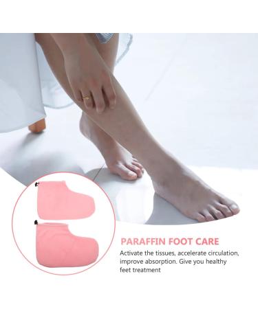 Housoutil Couverture De Spa Pieds En Peluche 2 Paires Taille Unique Bande lastique Hydratante Confortable Et L g re Pour Soins Beaut Pieds Au Quotidien - Buy Online on GoSupps.com
