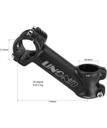 FOMTOR 31.8 Bike Stem 35 Riser | 110mm Handlebar Stem for Mountain, Road, BMX Bikes - Buy Online on GoSupps.com