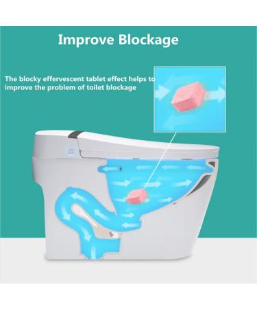 5pcs Toilet Bowl Cleaner Tablets Bathroom Toilet Tank Cleaner Strong Detergent Household Toilet Bacteriostatic Effervescent Tablet (Blue) - Buy Online on GoSupps.com