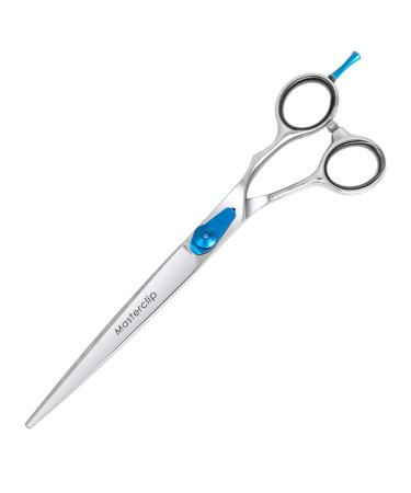 Masterclip 7.5 Essentials Finishing Scissors Professional High Grade Stainless Steel Easy Grip Dog Grooming Scissors Suitable for Precise Lines and a Sharp Show Cut Finish (Right Handed)