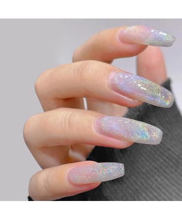 5ML Rainbow Nail Polish Cat Eye Nail Gel Universal Varnish Shiny Diamond Magnetic UV Gel Nail Glitter Manicure Beauty Decoration - (Color: C6 7g) - Buy Online on GoSupps.com