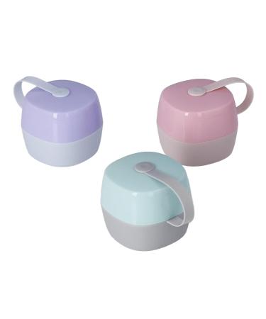 Pacifier Holder Case | 3-Piece Food Grade Milk Powder & Snack Storage | Large Capacity International Shipping - Buy Online on GoSupps.com