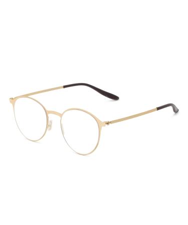 Foster Grant unisex adult Hayden Superflat Glasses Reading Glasses Gold 50mm US