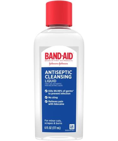 Band-Aid Hurt Free Antiseptic Wash  Assorted  6 Fl Oz