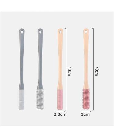 Toe Gap Cleaning Brush Foot Scrubber in Shower Long Handled Silicone Toe Crevice Cleaning Brush & Exfoliating Brush Skin Exfoliation Lotion Applicator for Seniors/Pregnant (Grey) - Buy Online on GoSupps.com
