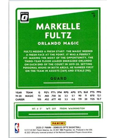 2020-21 Donruss Optic #9 Markelle Fultz Orlando Magic NBA Basketball Card - Raw NM Condition - Buy Online on GoSupps.com