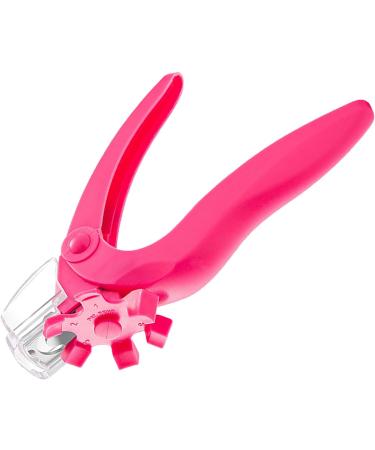 Nail Tips Cutter Adjustable Acrylic Nail Clippers Acrylic Nail Clippers Precise Sizer for Nail Artist for Home (Rose Red) - Buy Online on GoSupps.com