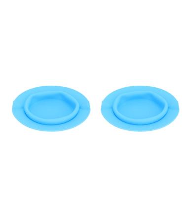 Wax Warmer Bowl Replacement Wax Warmer Pot Silicone 2 Pack Portable Soft Safe for Home (BLUE)