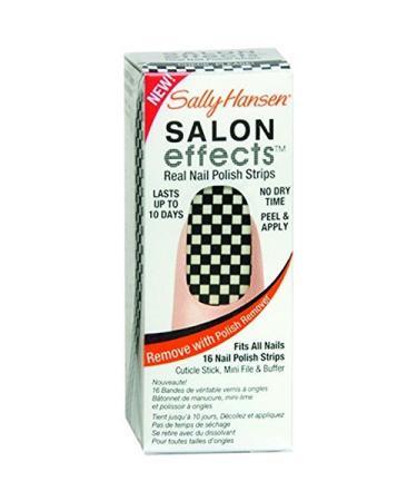 Sally Hansen Salon Effects Nail Polish Strips Check  Please! Limited Edition