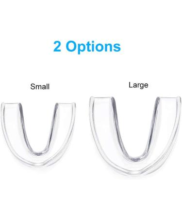 Mouth Guard for Teeth Grinding with Storage Case 2PCS Mouthguard Moldable Night Guards for Anti Teeth Grinding Small - Buy Online on GoSupps.com