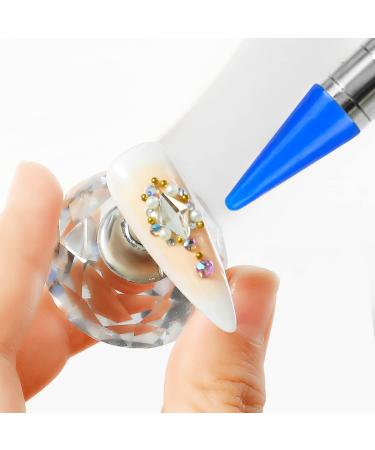 Yzzseven 6-Piece Nail Rhinestones Picker Replacement Wax Tips Set - 6 Colors, Style 10 - Buy Online on GoSupps.com