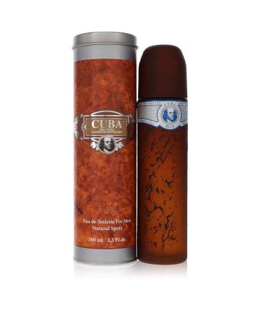 Cuba Blue Cologne By Eau De Toilette Spray 3.4 oz