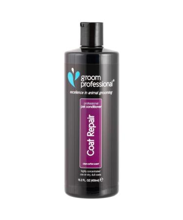 GROOM PROFESSIONAL Coat Repair Dog Conditioner - Repairing Conditioner for Dogs with Damaged Hair- Perfect for Dry and Itchy Skin - Softens Coat & Adds Condition 450ml 450 ml (Pack of 1) 450 ml - Buy Online on GoSupps.com