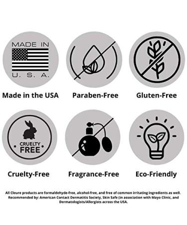 Cleure Fragrance-Free Body Lotion for Sensitive Skin - Shea Butter & Vitamin E - 8 oz, Paraben & Gluten-Free - Buy Online on GoSupps.com