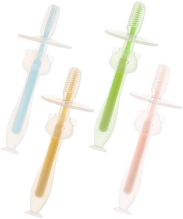 Minkissy 20-Pack Silicone Baby Toothbrush Set | Oral Hygiene Tools for Newborns & Infants | Gentle Mouth Cleaner for Babies - Buy Online on GoSupps.com