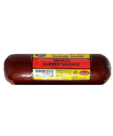 Wisconsin's Best Smoked Summer Sausage Sampler Gift Basket - Original Garlic & Jalapeno Cheddar - Gluten Free - Perfect Snack or Gift - Buy Online on GoSupps.com