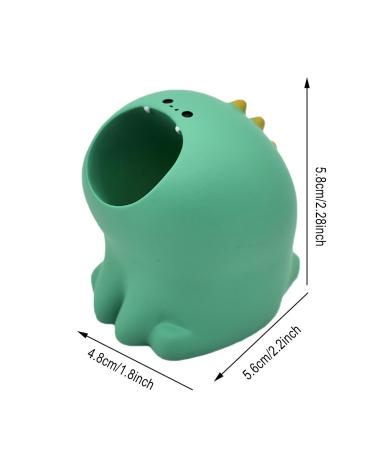 Cartoon Toothbrush Holder - Fun Animal Stand Organizer for Toothbrushes Makeup Brushes Razors & Toothpaste | Punch-Free Bathroom Storage - Buy Online on GoSupps.com