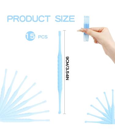 FERCAISH 15 Pcs Disposable Ear Pick Plastic Cleaner for Personal & Animal Care - Blue - Buy Online on GoSupps.com