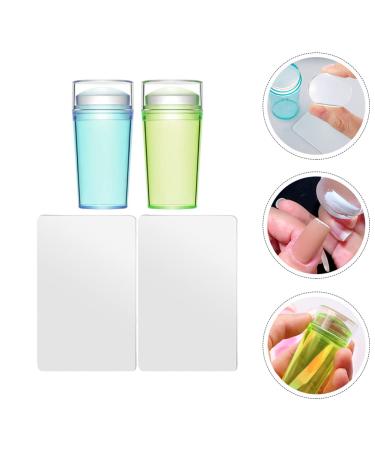 Uonlytech 2-Piece Silicone Nail Art Stamper Set | DIY Nail Decor Tools | International Shipping - Buy Online on GoSupps.com