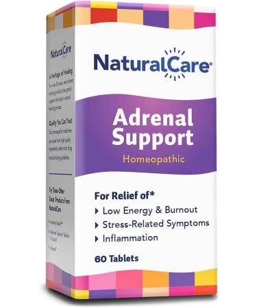 NaturalCare Adrenal Support Homeopathic Tablets 60ct - Buy Online on GoSupps.com