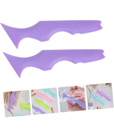 Angoily 4 Pcs Silicone Beauty Ruler Eyeliner Eyeshadow Applicator Guide Makeup Guide Stencils - Buy Online on GoSupps.com