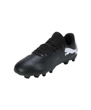 PUMA Unisex Kids Future 7 Play Fg/Ag Jr Soccer Shoe 31 EU Puma Black Puma White