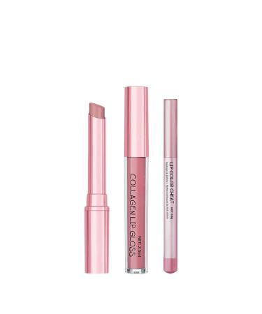 Generisch Lip pencil set and highly pigmented makeup kit smudge-proof makeup for women and girls for everyday wear nights out parties dates and travel.