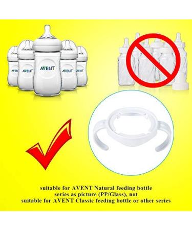 WYANG 5pcs Baby Bottle Handles | Easy Grip Standard Plastic Holders for Avent Natural Series | International Shipping Available - Buy Online on GoSupps.com