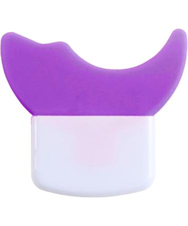 Silicone Eyelash Applicator Baffle Prevents Cosmetic Residue Skin Friendly Mascara Smear Shield Fitting for All Face Shapes Easy To Use for SmudgeFree Makeup (Purple) - Buy Online on GoSupps.com