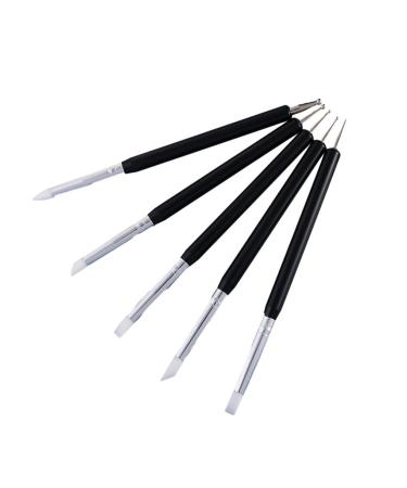 HOJIOESRD 5pieces Wide Application Double Ended Nail Liner Brush Dotting Pen For Nail Art Designs Easy To Acrylic Nail Dotting Pen style 4
