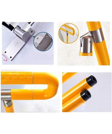 -Handrails Safety Armrests Grab Bar Bathroom U-Shaped Foldable Lift Bathroom Support Disabled Elderly Toilet Auxiliary Stainless Steel Handle/White/A-60Cm (White 75Cm) - Buy Online on GoSupps.com