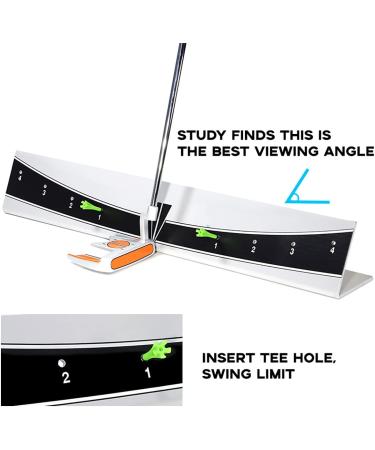 ENHUA GOLF Putt Path Trainer - Arc Golf Stroke Training Aid for Indoor & Outdoor Practice - Buy Online on GoSupps.com