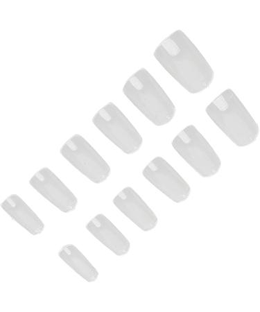 Transparent False Nail Tips Transparent Fashion DIY Artificial Nail Tip for Beauty Salon (03#) - Buy Online on GoSupps.com