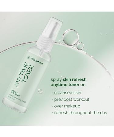 ALL-NATURAL Skin Refresh Anytime Toner | Hypochlorous Acid Spray for Sensitive Skin | Alcohol-Free Vegan Hydrating Care - Buy Online on GoSupps.com