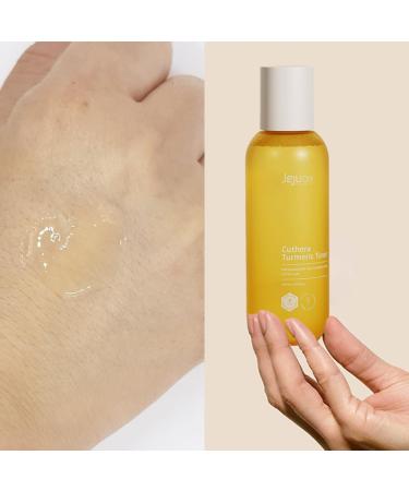 Cuthera Turmeric Essence Korean Toner 5.07 Fl Oz | Vegan Anti-Aging Hydrating Skincare with Jeju Natural Ingredients | Skin Smoothing Moisturizer - Buy Online on GoSupps.com