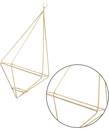 Cabilock Door Ornament Wedding Decoration Geometric Metal Tillandsia Rack Wedding Hanger Pineapple Outdoor Golden 5*12.5cm - Buy Online on GoSupps.com